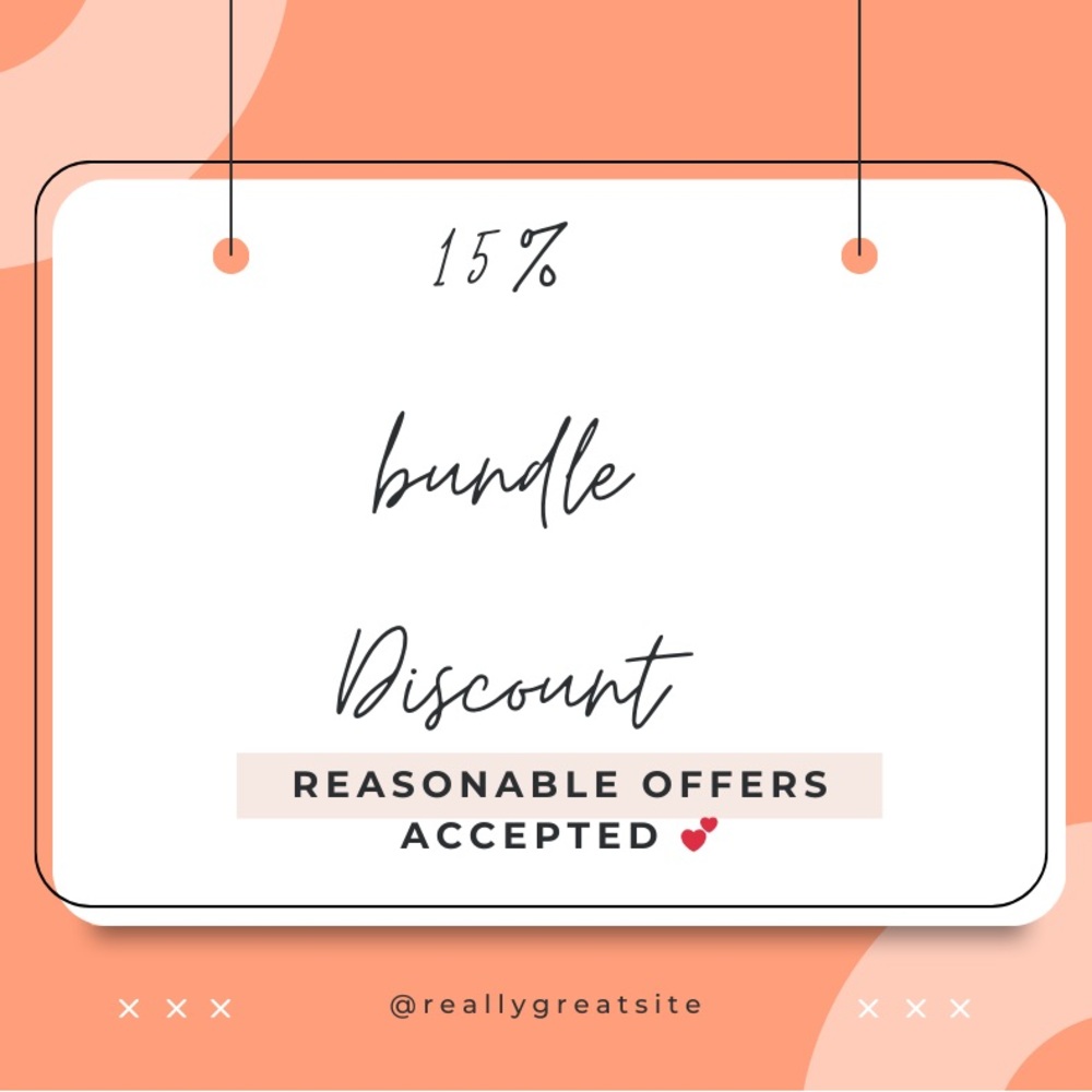 Chic White and Black Discount Sign - Home Accent
